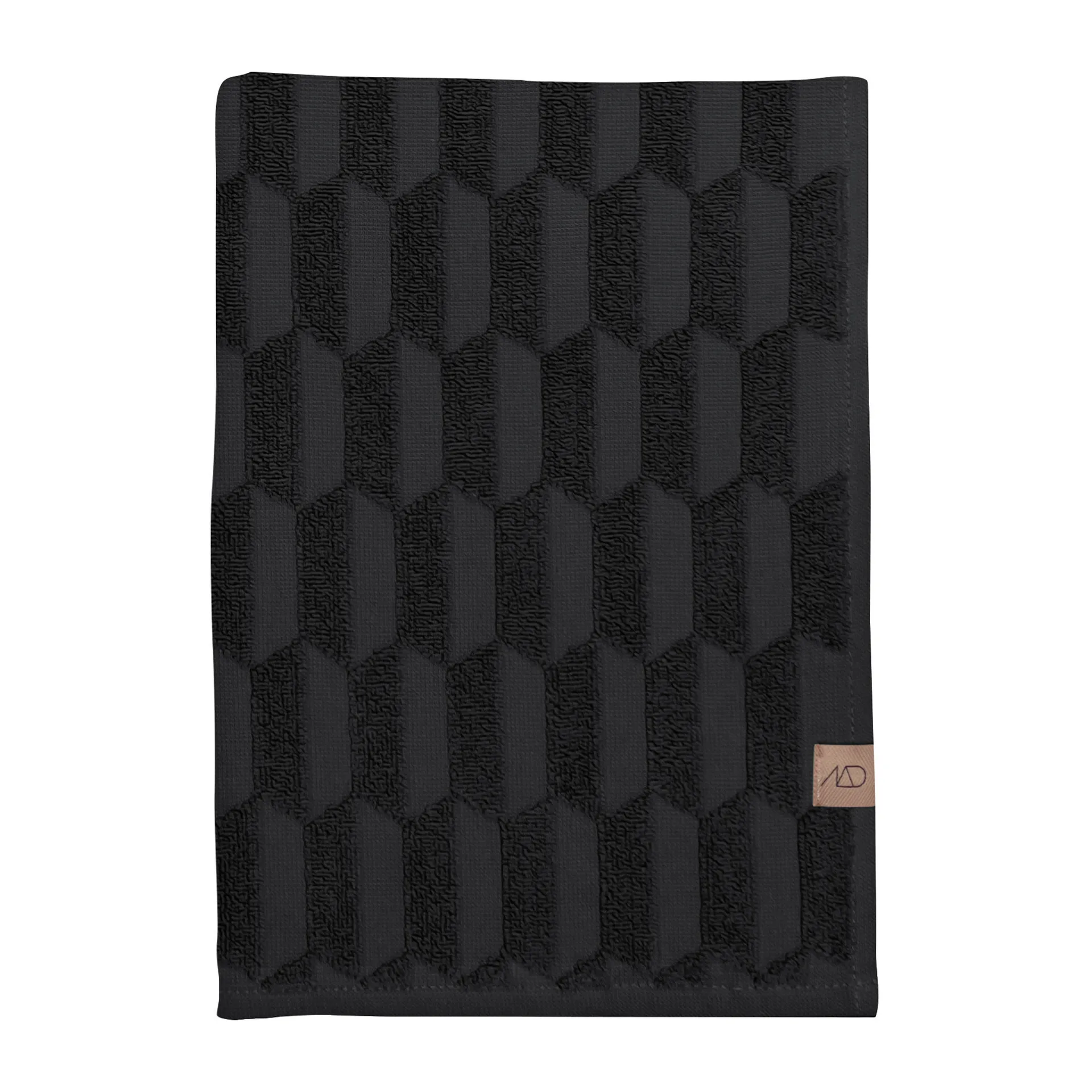 Toalha Geo 50x95 cm, Preto Mette Ditmer