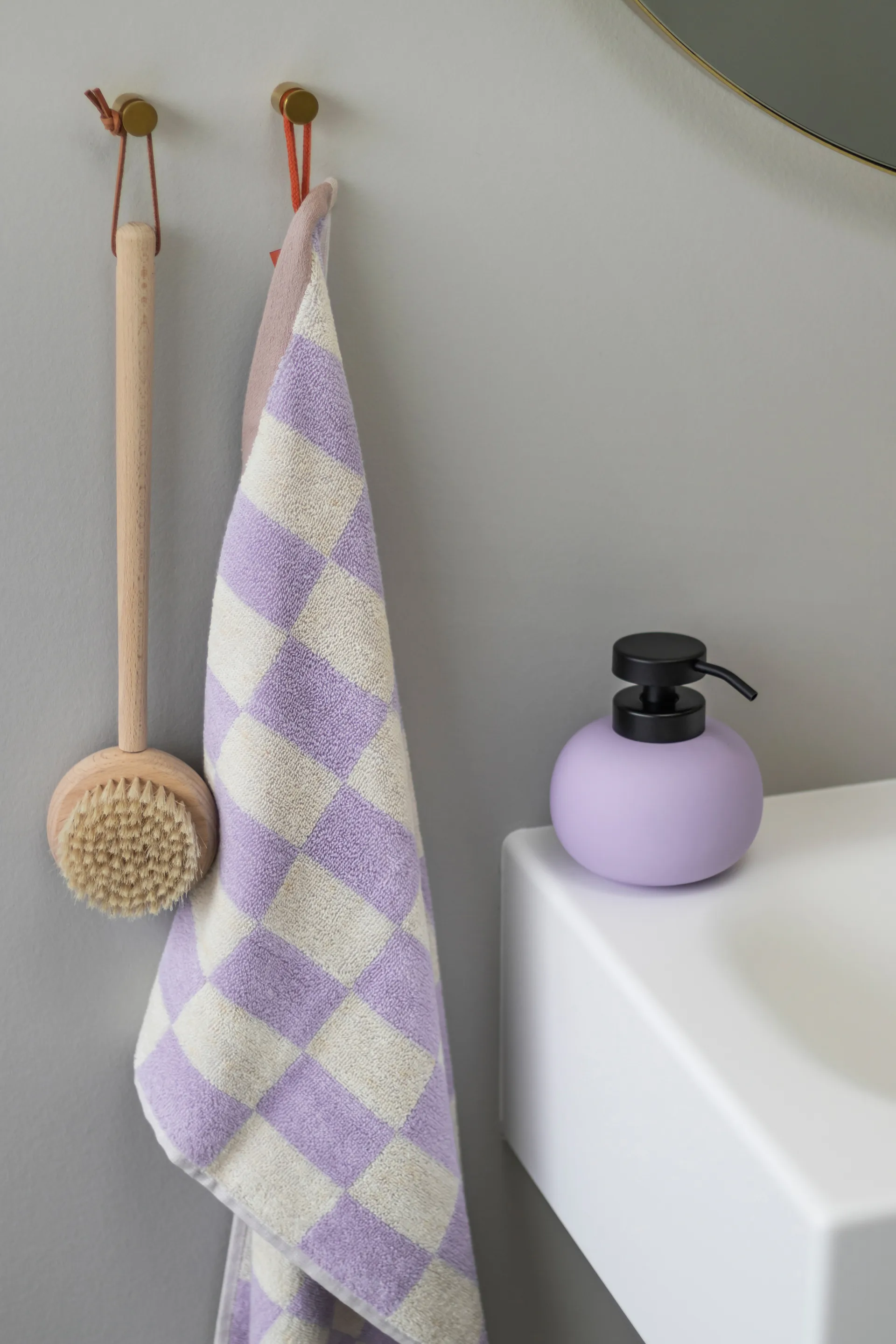 Toalha Retro, Lilac, 50x90 cm Mette Ditmer
