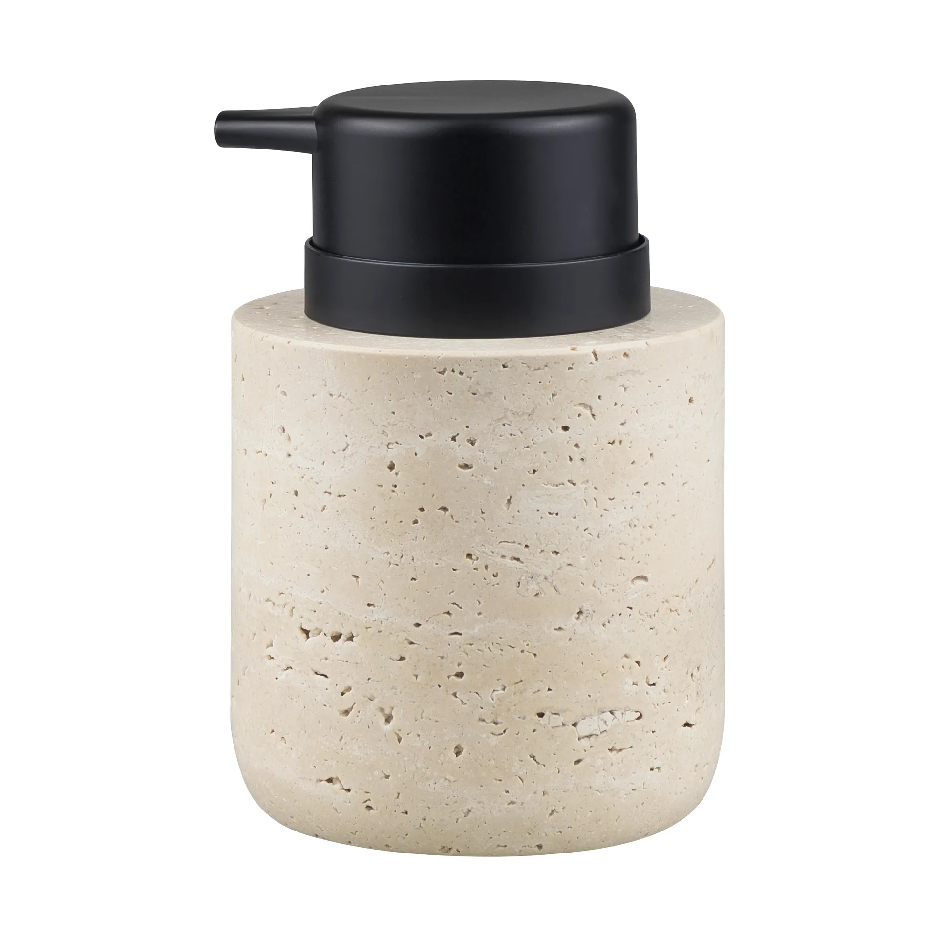 Travertine doseador de sabonete 12,5 cm, Linho Mette Ditmer