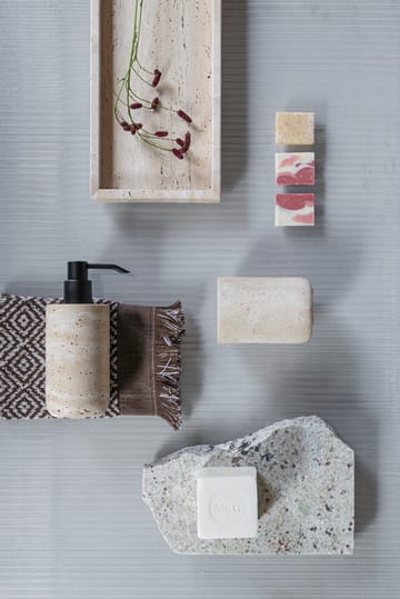 Travertine doseador de sabonete 17,5 cm - Linho - Mette Ditmer