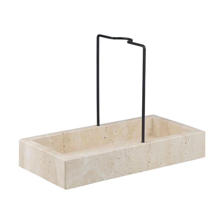 Travertine organizador de lavatório 12x23,5 cm - Linho - Mette Ditmer