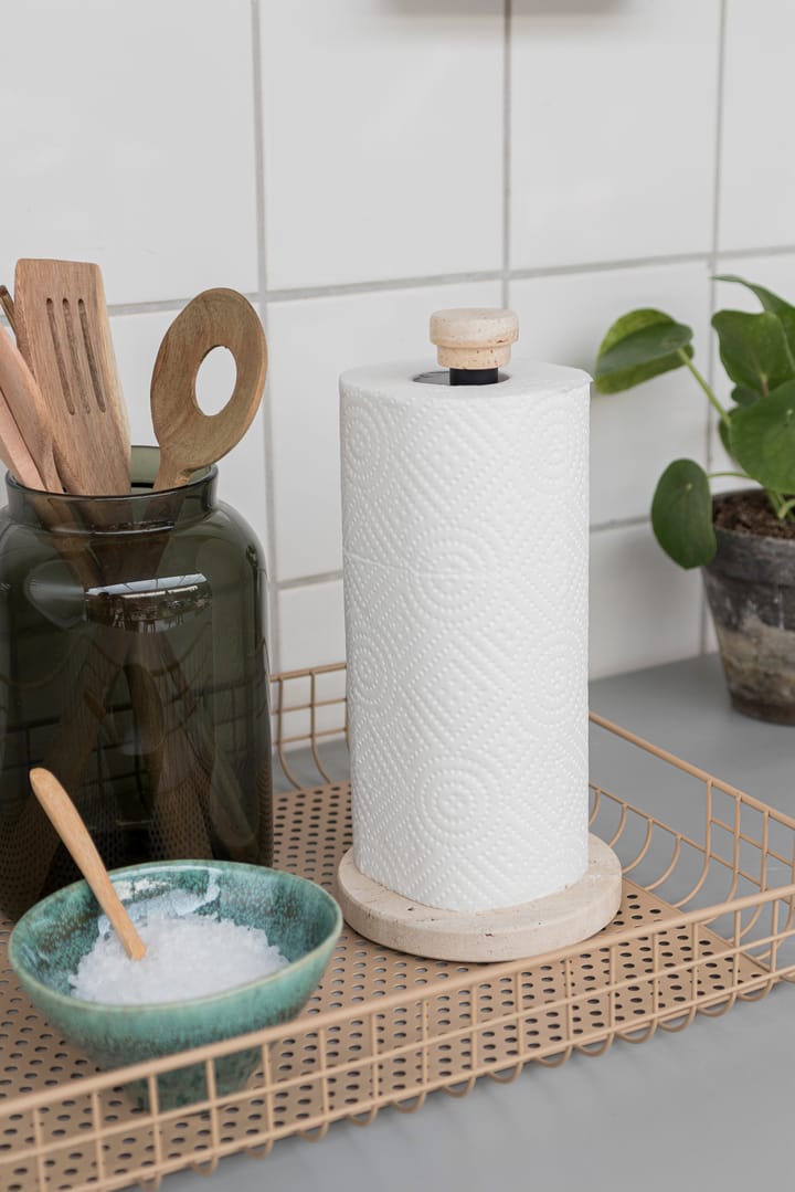 Travertine suporte para rolo de papel de cozinha, Linho Mette Ditmer