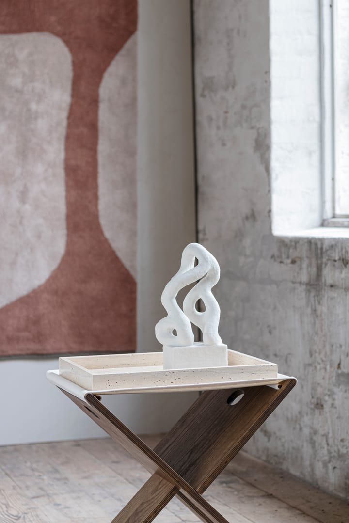 Travertino tabuleiro decorativa 30x40 cm, Linho Mette Ditmer