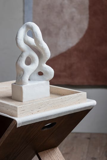 Travertino tabuleiro decorativa 30x40 cm - Linho - Mette Ditmer