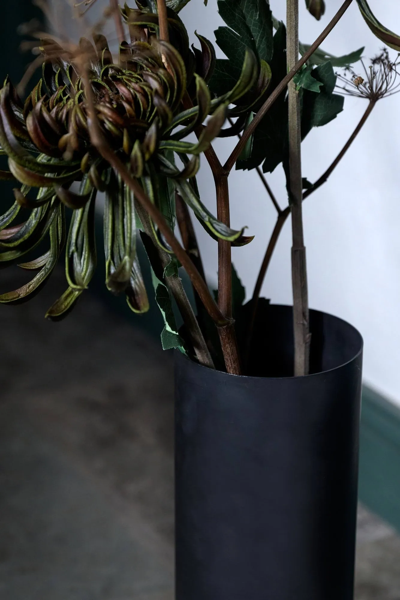 Vaso de chão, Preto, 40,5 cm Mette Ditmer