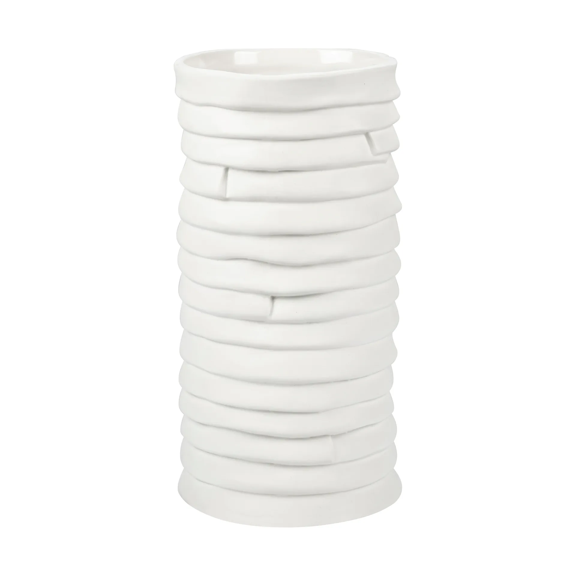 Vaso grande Ribbon 20 cm, Off-white Mette Ditmer