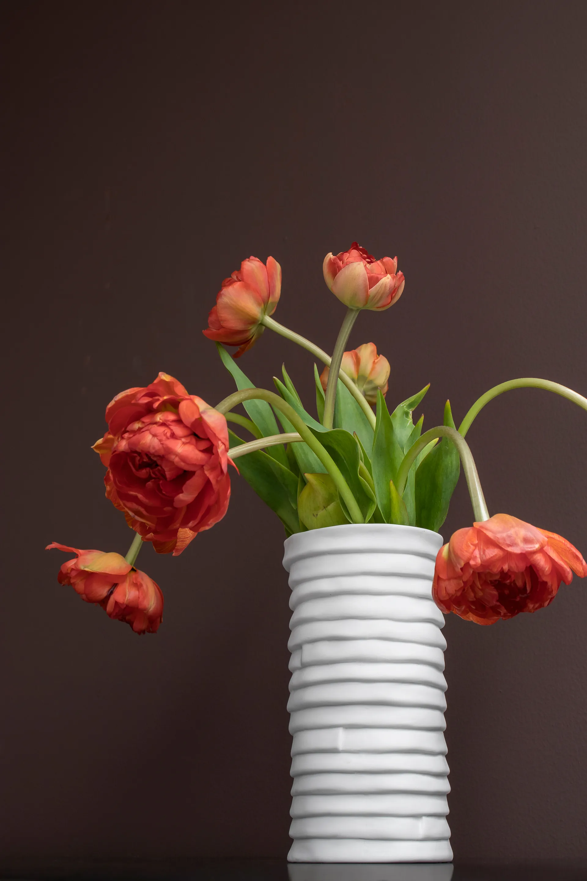 Vaso grande Ribbon 20 cm, Off-white Mette Ditmer