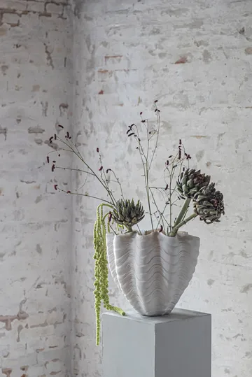 Vaso Shell - Grande, 30 cm, white - Mette Ditmer