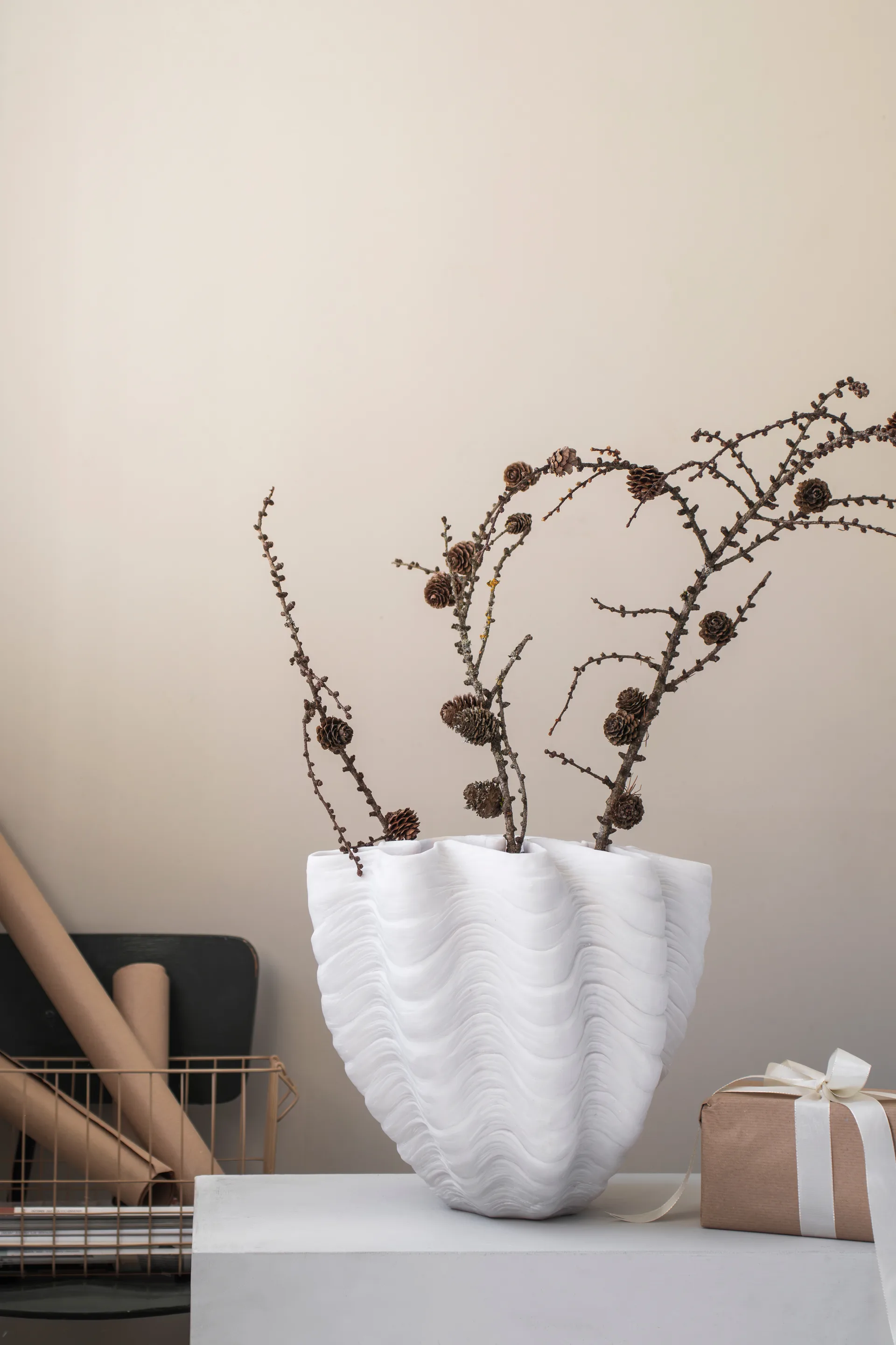 Vaso Shell, Grande, 30 cm Mette Ditmer