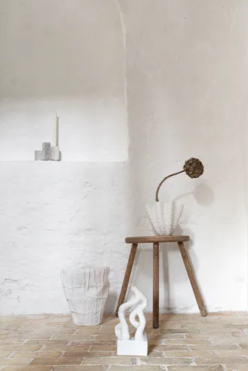 Vaso Shell - Pequeno, 22 cm, white - Mette Ditmer