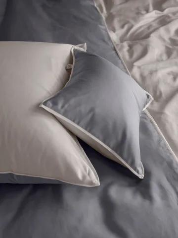 Capa de almofada Duetto - cinza, 50x60 cm - Mille Notti
