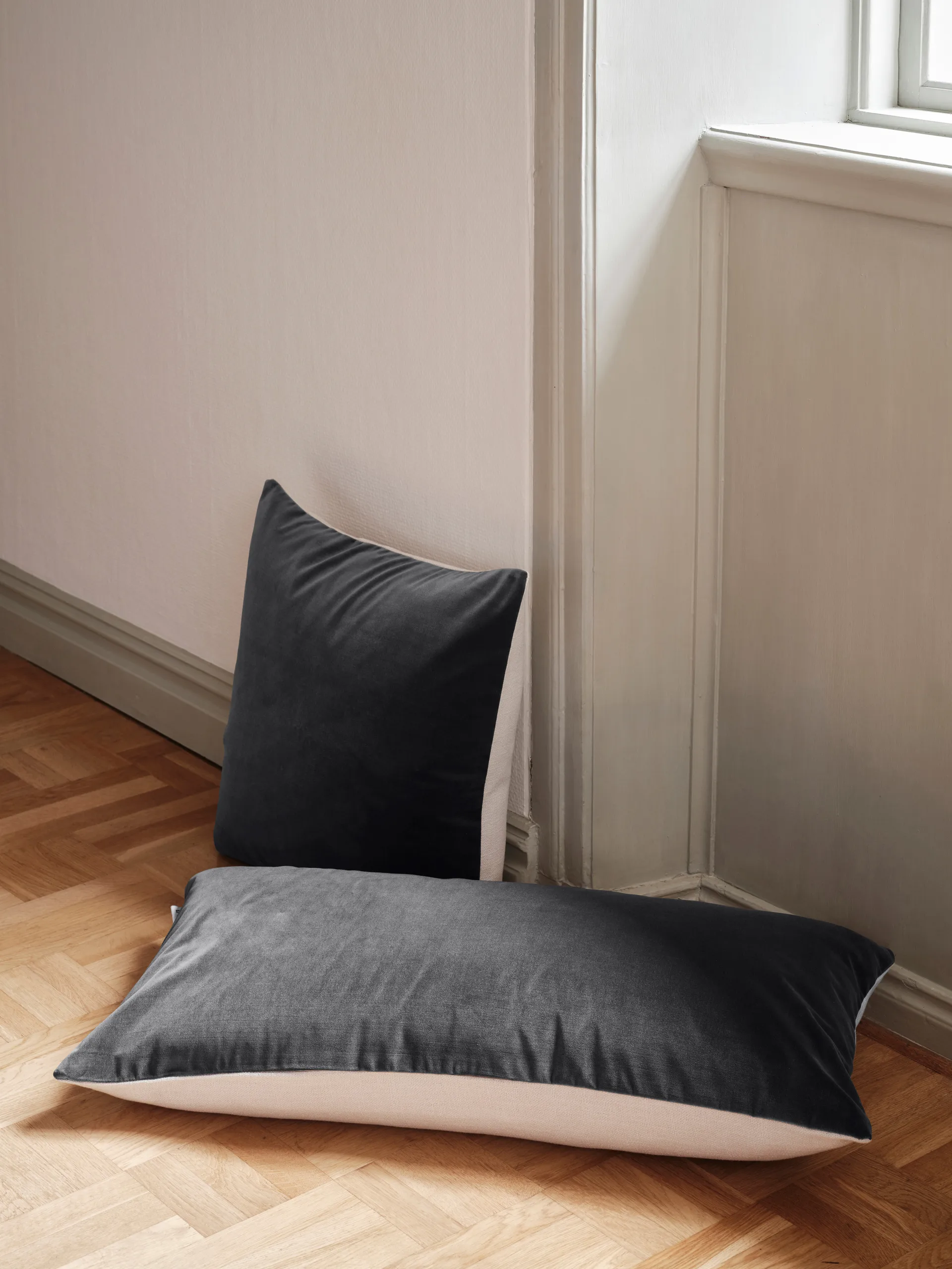 Capa de almofada Verona, Cinzento escuro 50x50 cm Mille Notti