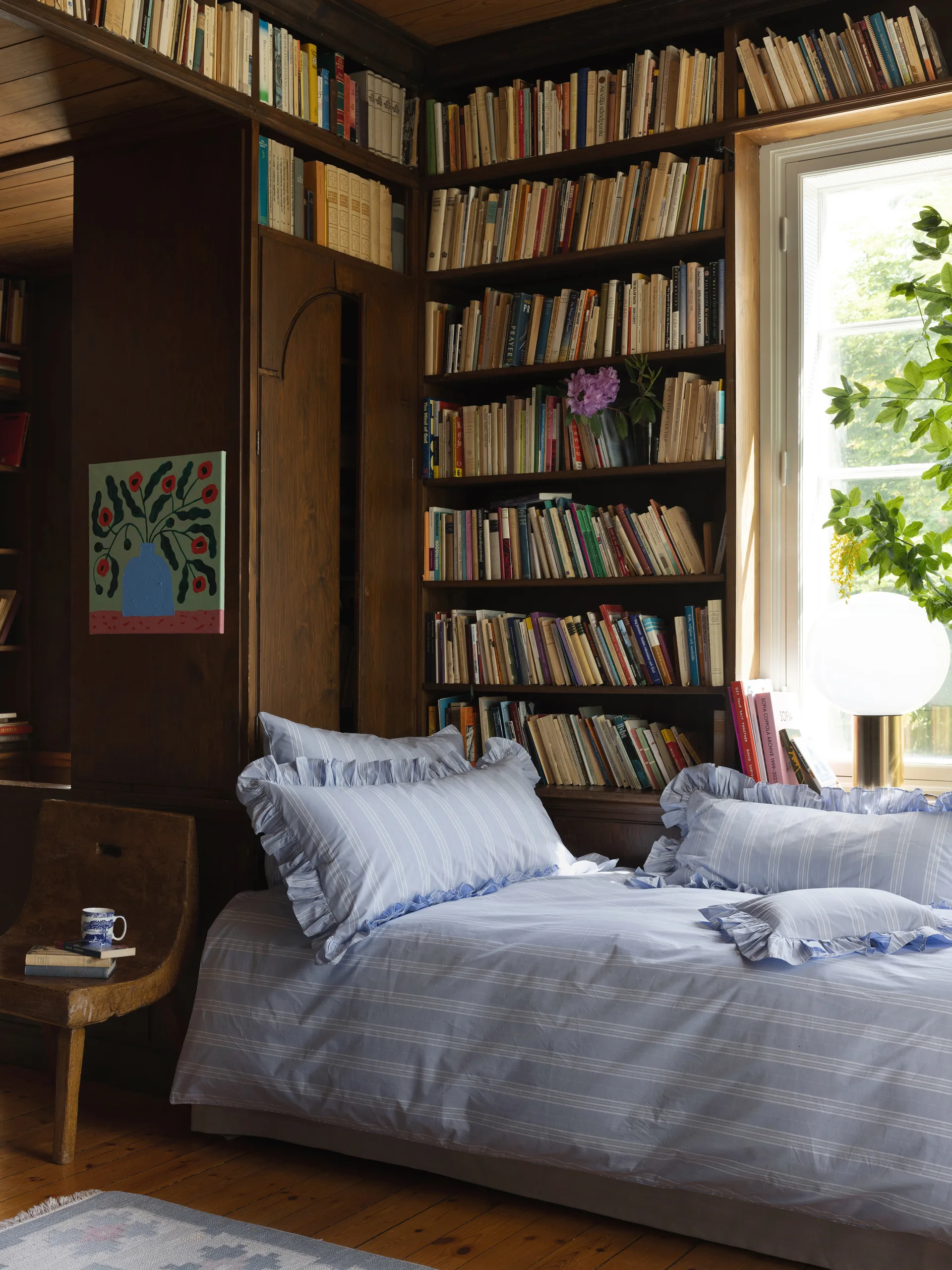 Capa de edredão Camicia, Azul claro, 150x210 cm Mille Notti