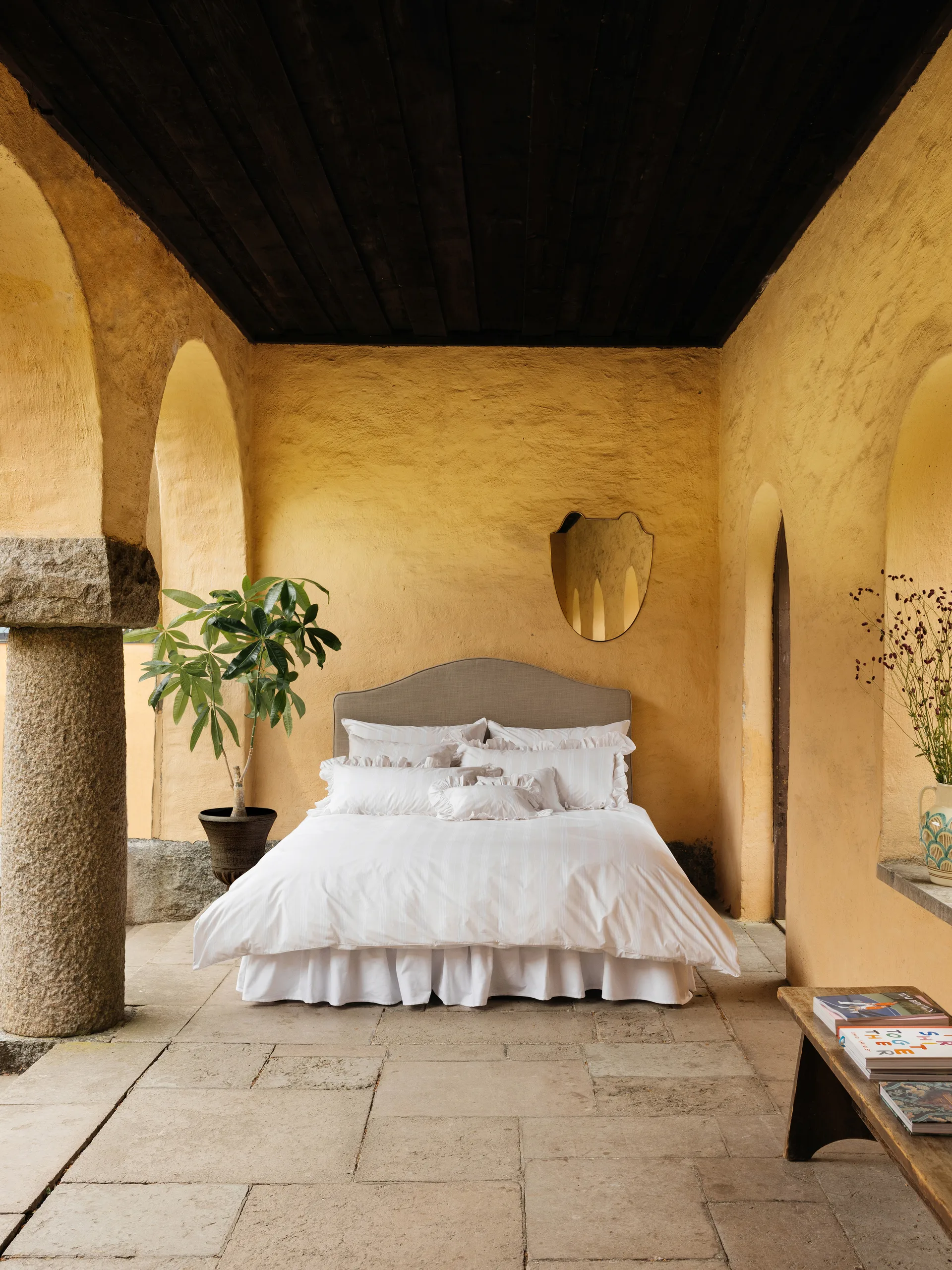 Capa de edredão Camicia, Bege, 150x210 cm Mille Notti