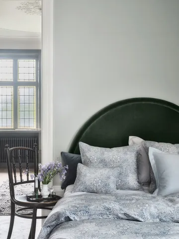 Capa de edredão Morris & Co. Marigold  - Azul, 150x210 cm - Mille Notti