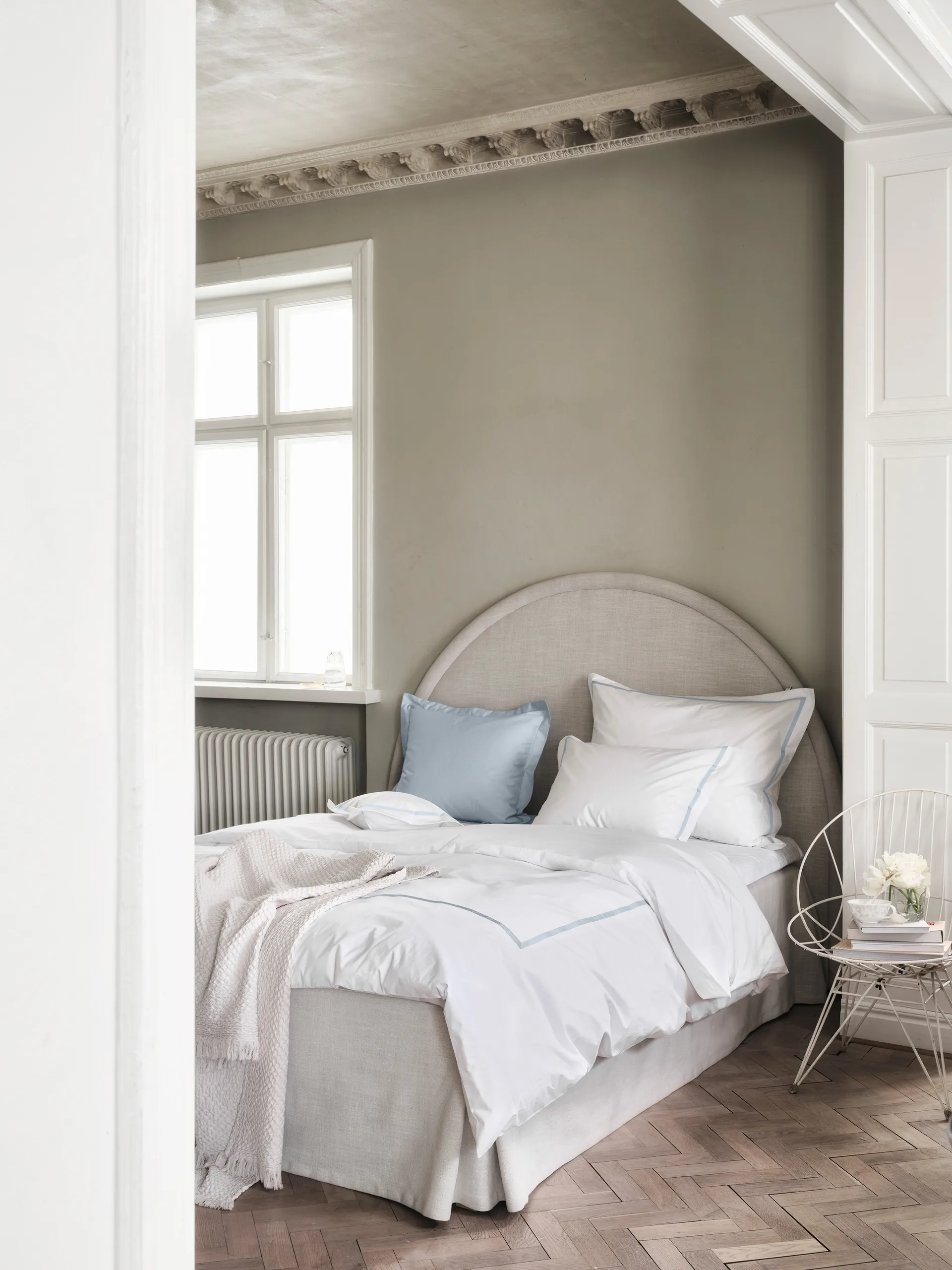 Capa de edredon EKO Singolo, Azul claro, 220x220 cm Mille Notti