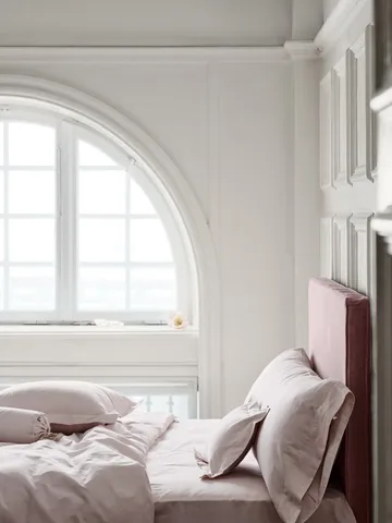 Capa de edredon Satina  - Rosa, 150x210 cm - Mille Notti