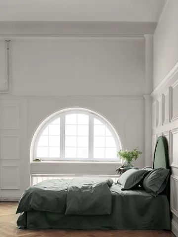 Capa de edredon Satina  - Verde 150x210 cm  - Mille Notti