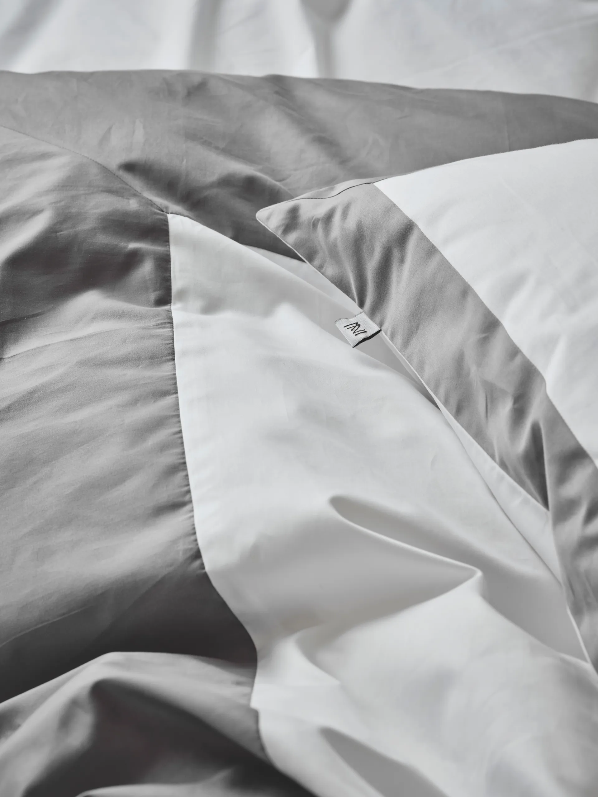 Capa de edredon Sobrio , Cinzento 150x210 cm  Mille Notti