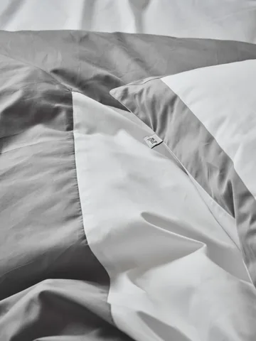 Capa de edredon Sobrio  - Cinzento 220x220 cm - Mille Notti