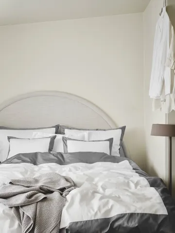 Capa de edredon Sobrio  - Cinzento 220x220 cm - Mille Notti