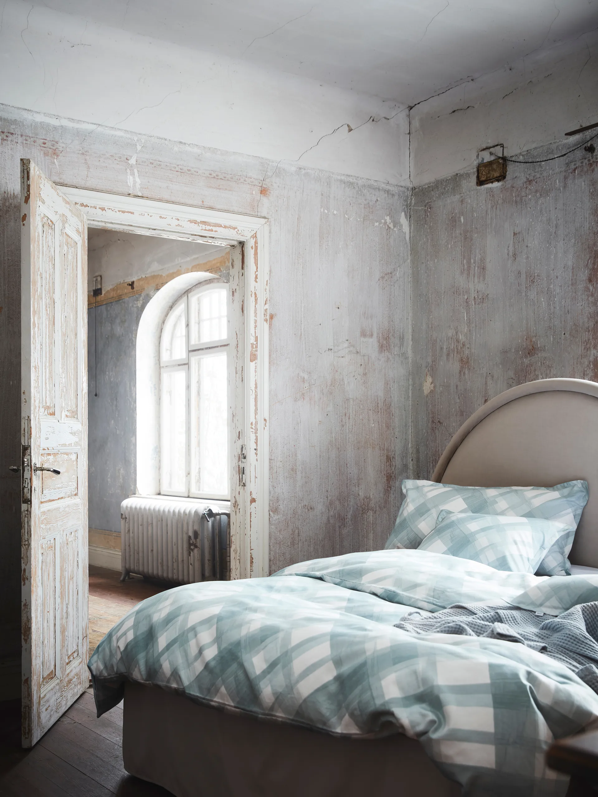 Capa de edredon Spazzola, Aqua, 150x210 cm Mille Notti