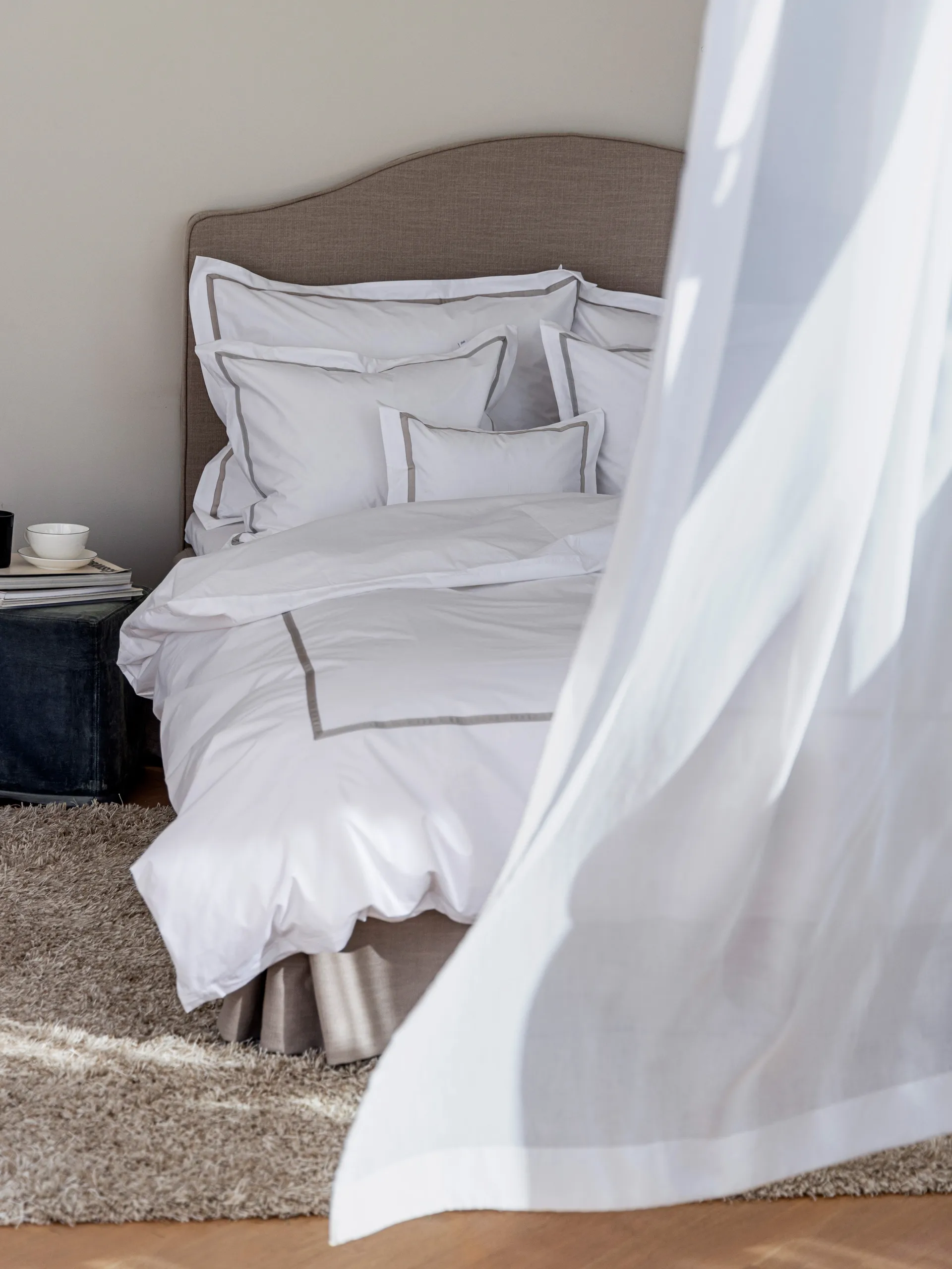 Fronha Singolo EKO, areia, 50x60 cm  Mille Notti