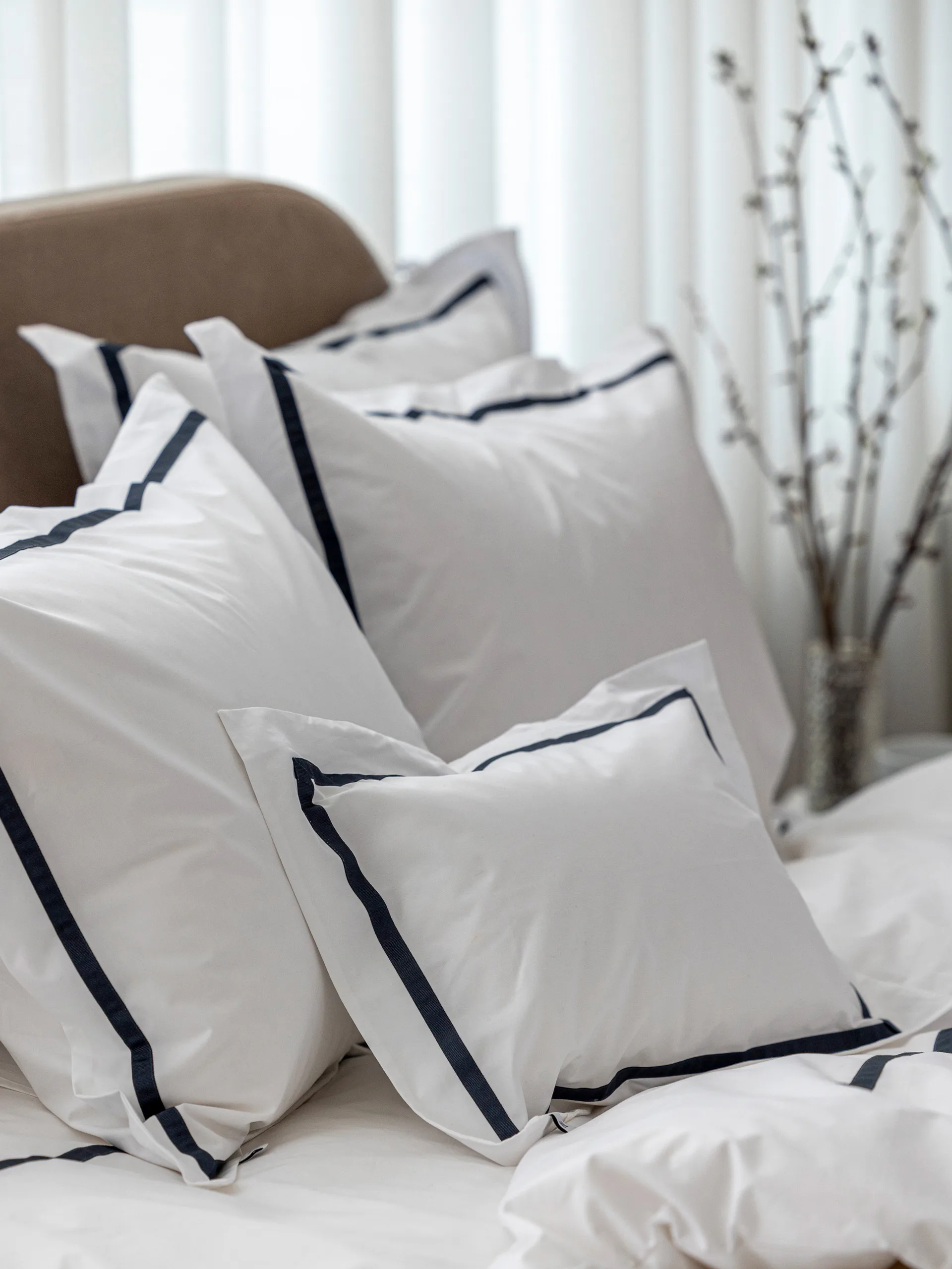 Fronha Singolo EKO, Cinzento escuro 50x60 cm  Mille Notti