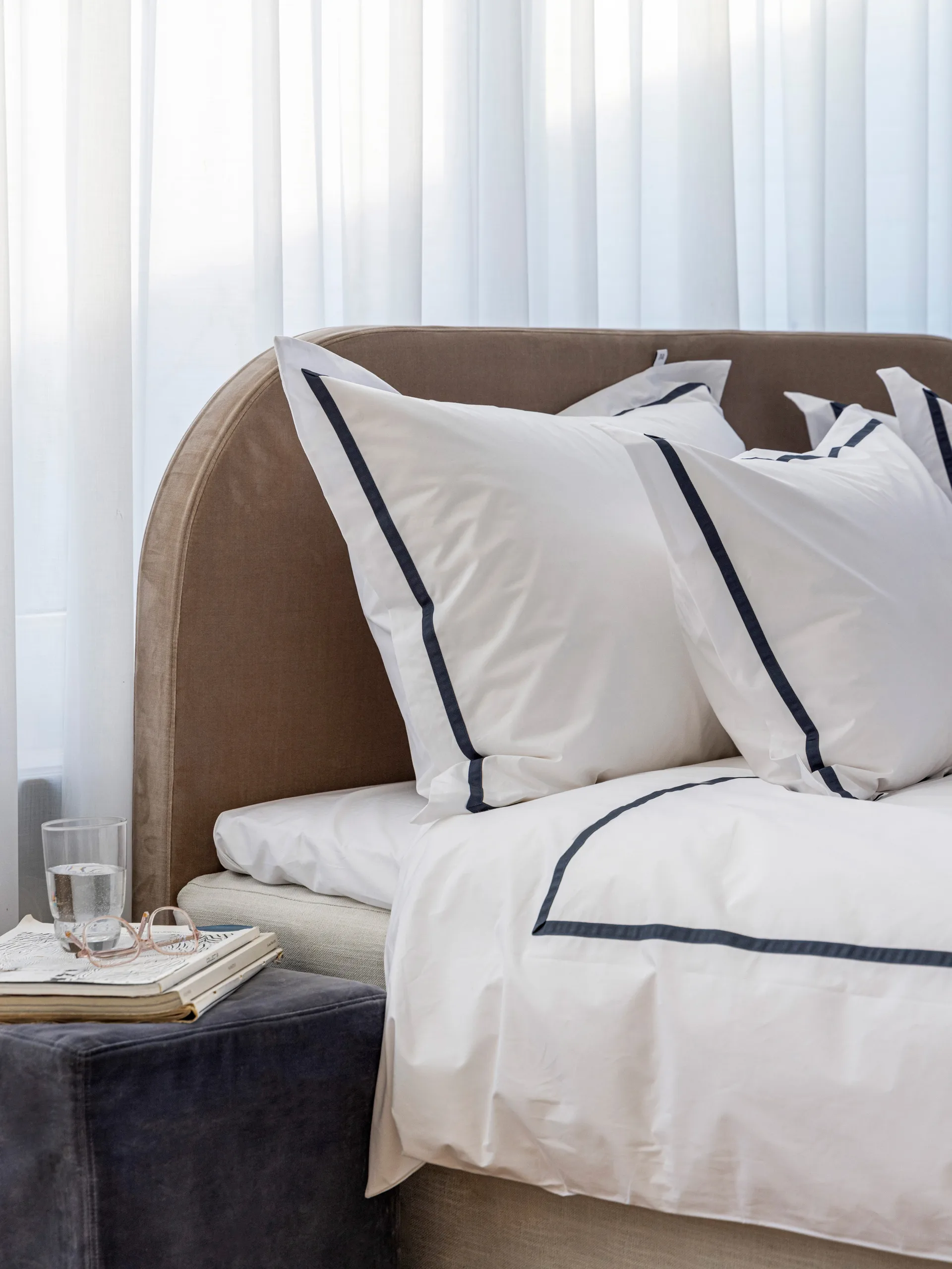 Fronha Singolo EKO, Cinzento escuro 50x60 cm  Mille Notti