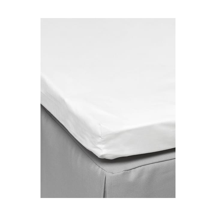 Lençol com dobra Pousada Percale EKO  - Branco, 180x200 cm - Mille Notti