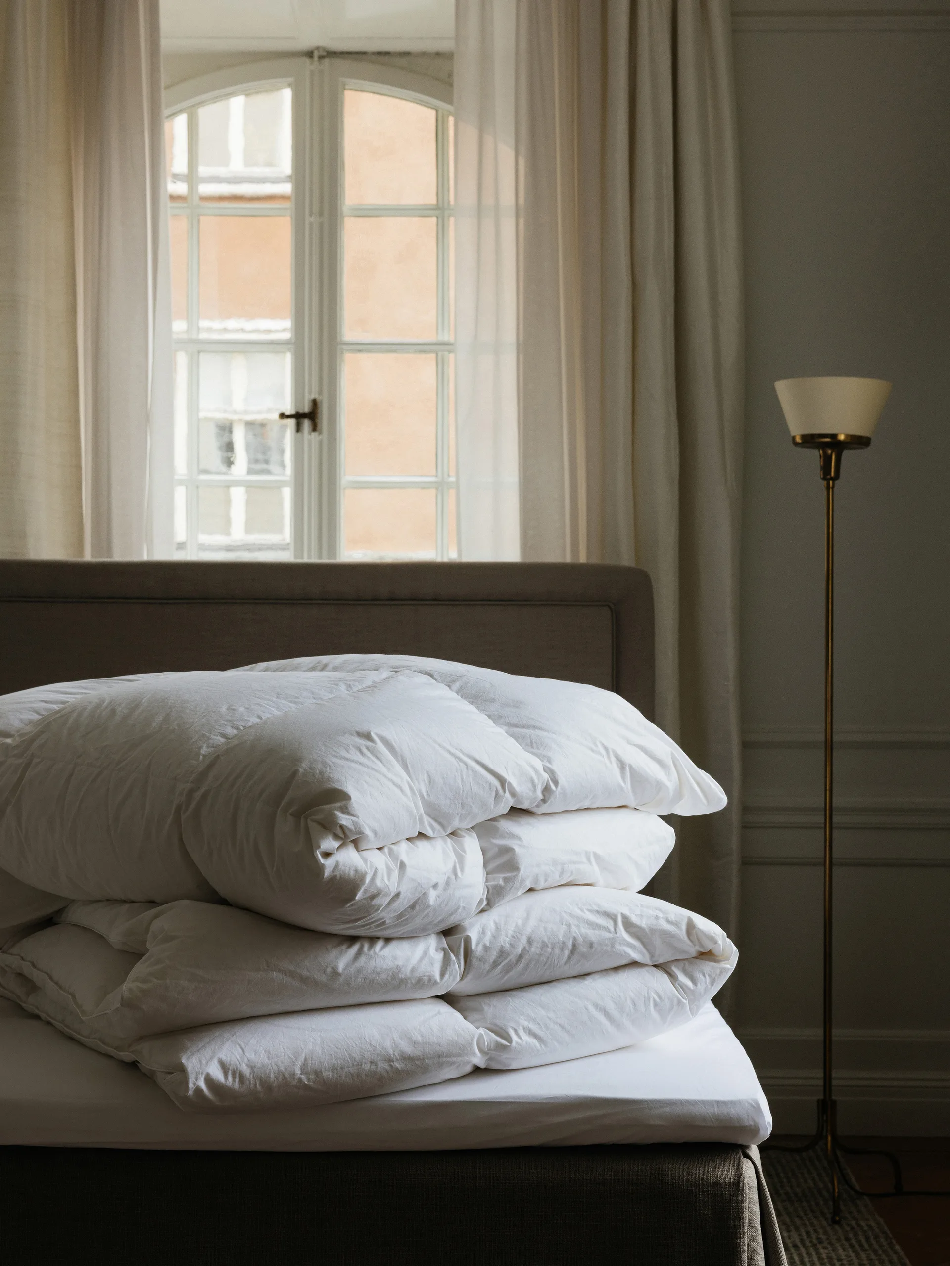 Natura edredon de penas, Branco, 220 x 220 cm, Frio Mille Notti