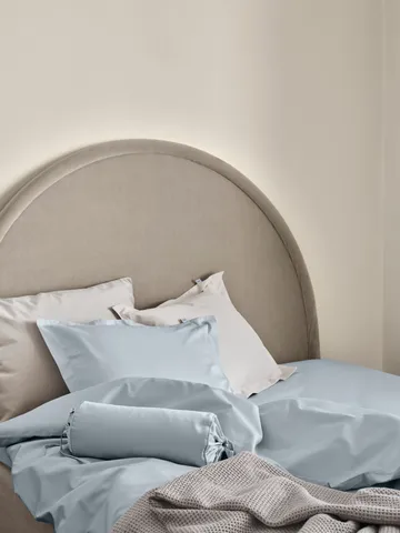 Satina plain fronha - Azul claro, 50x90 cm - Mille Notti