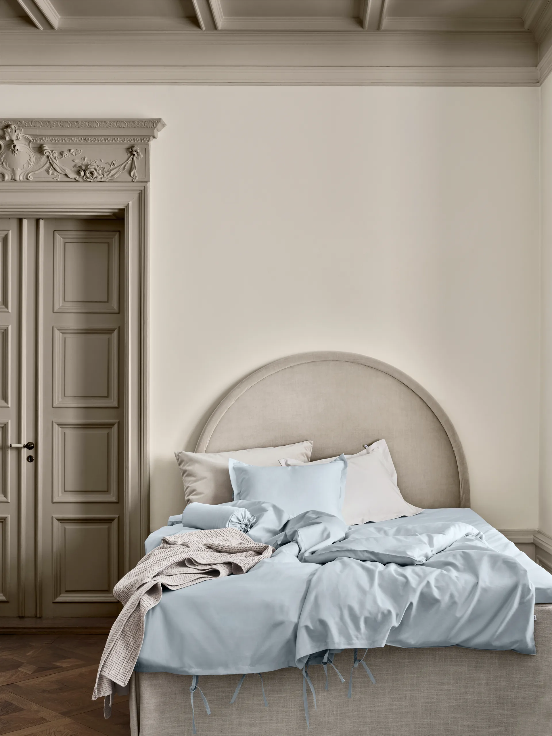 Satina plain fronha, Azul claro, 50x90 cm Mille Notti