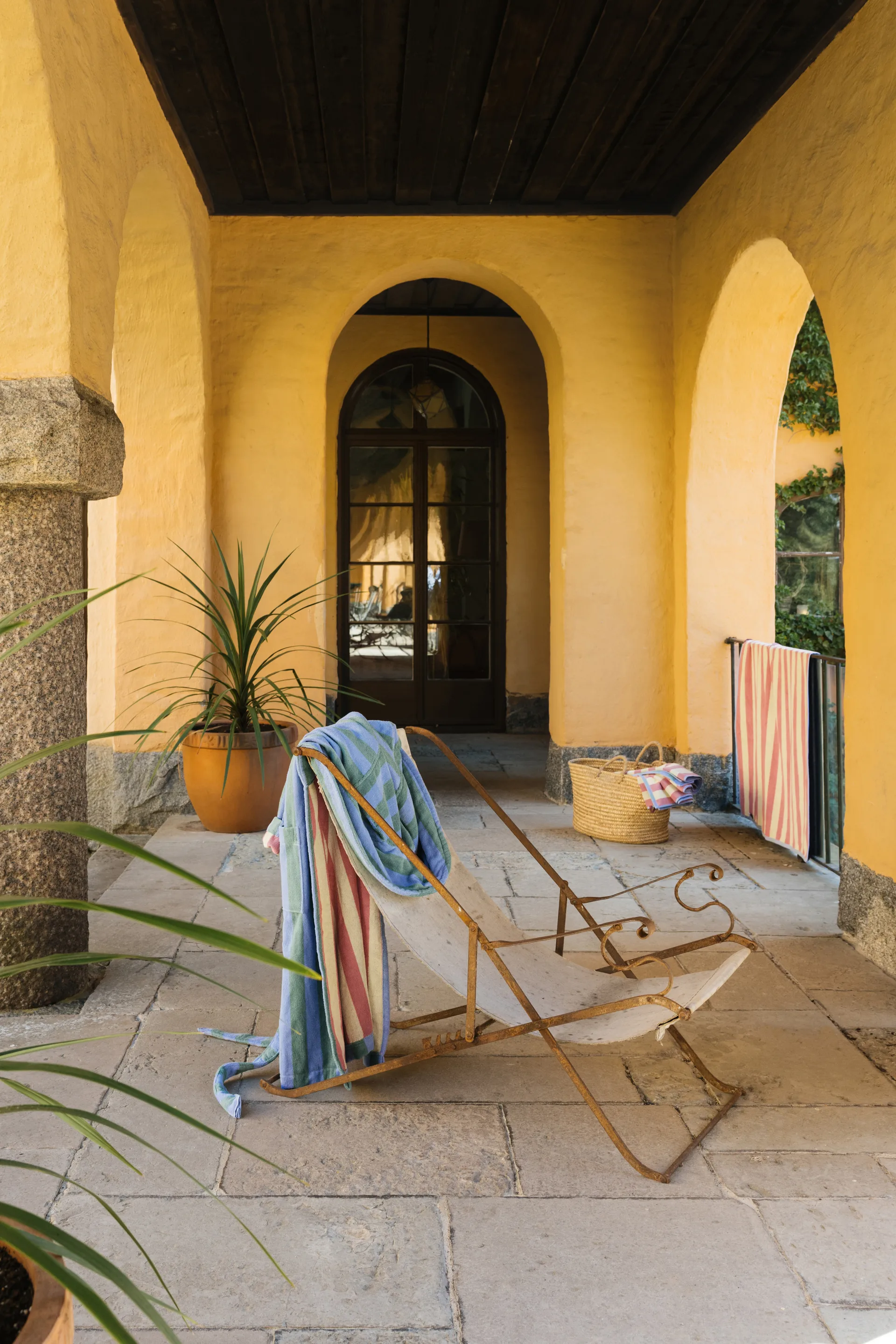 Toalha de praia Positano 100x180 cm, Azul claro Mille Notti