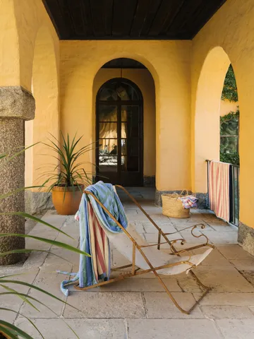 Toalha de praia Positano 100x180 cm - Azul claro - Mille Notti