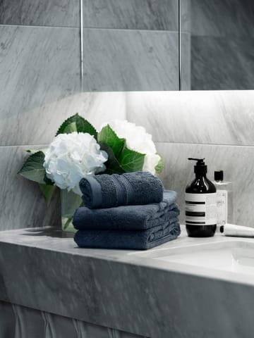 Toalha Fontana EKO - Azul escuro 70x140 cm - Mille Notti