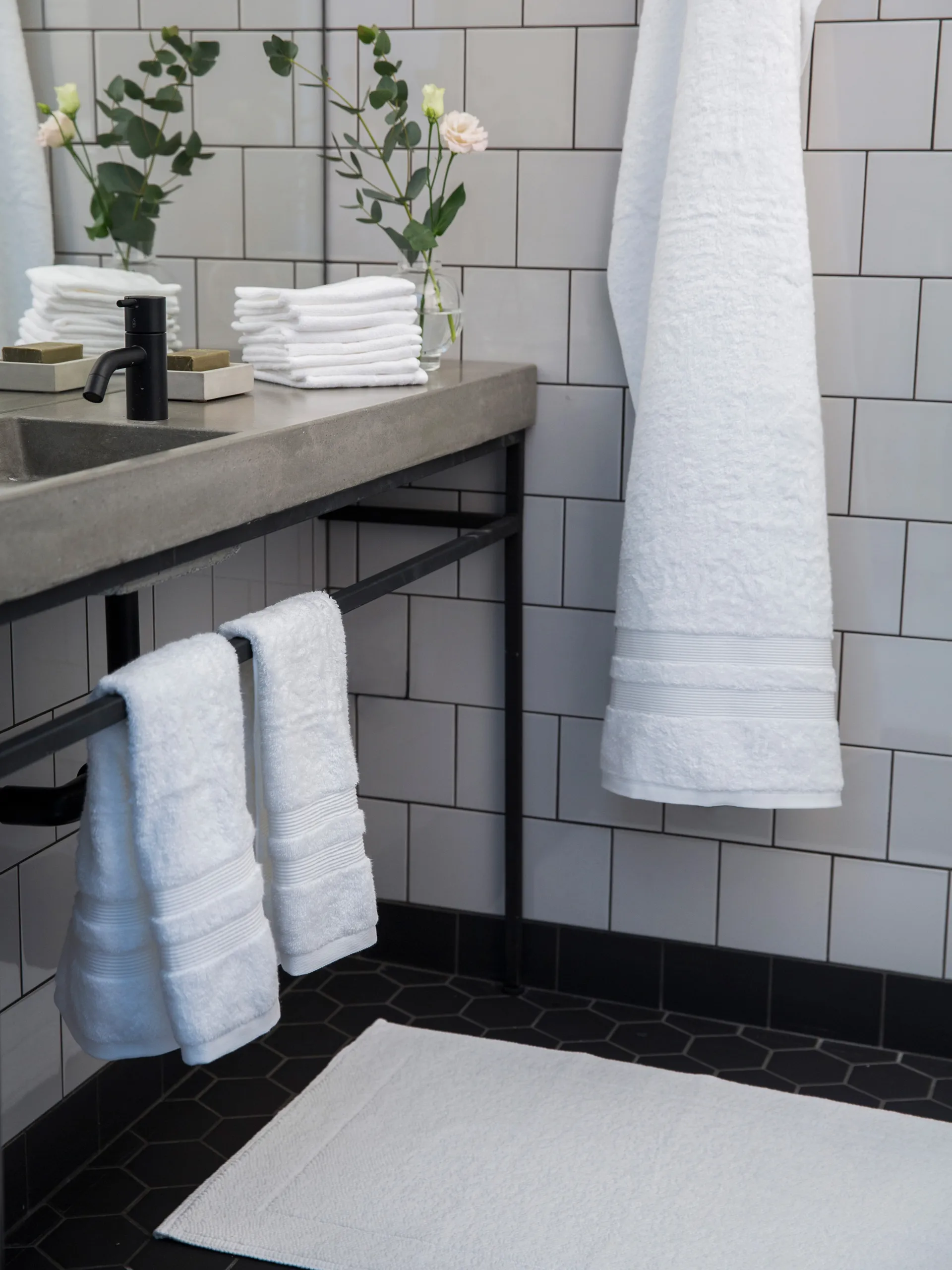 Toalha Fontana EKO, Branco, 70x140 cm Mille Notti