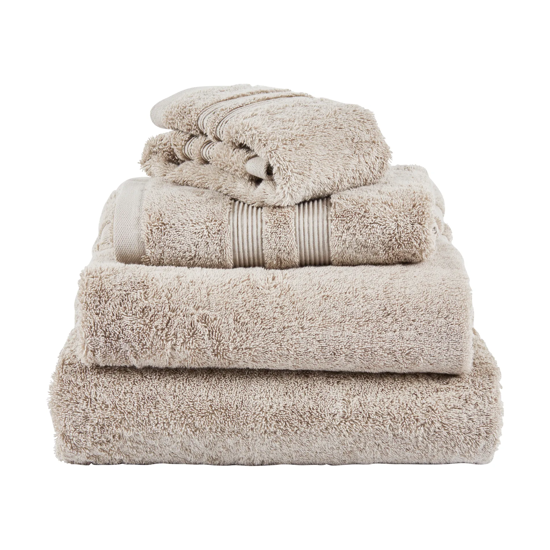 Toalha Fontana EKO, Castanho claro, 100x150 cm Mille Notti