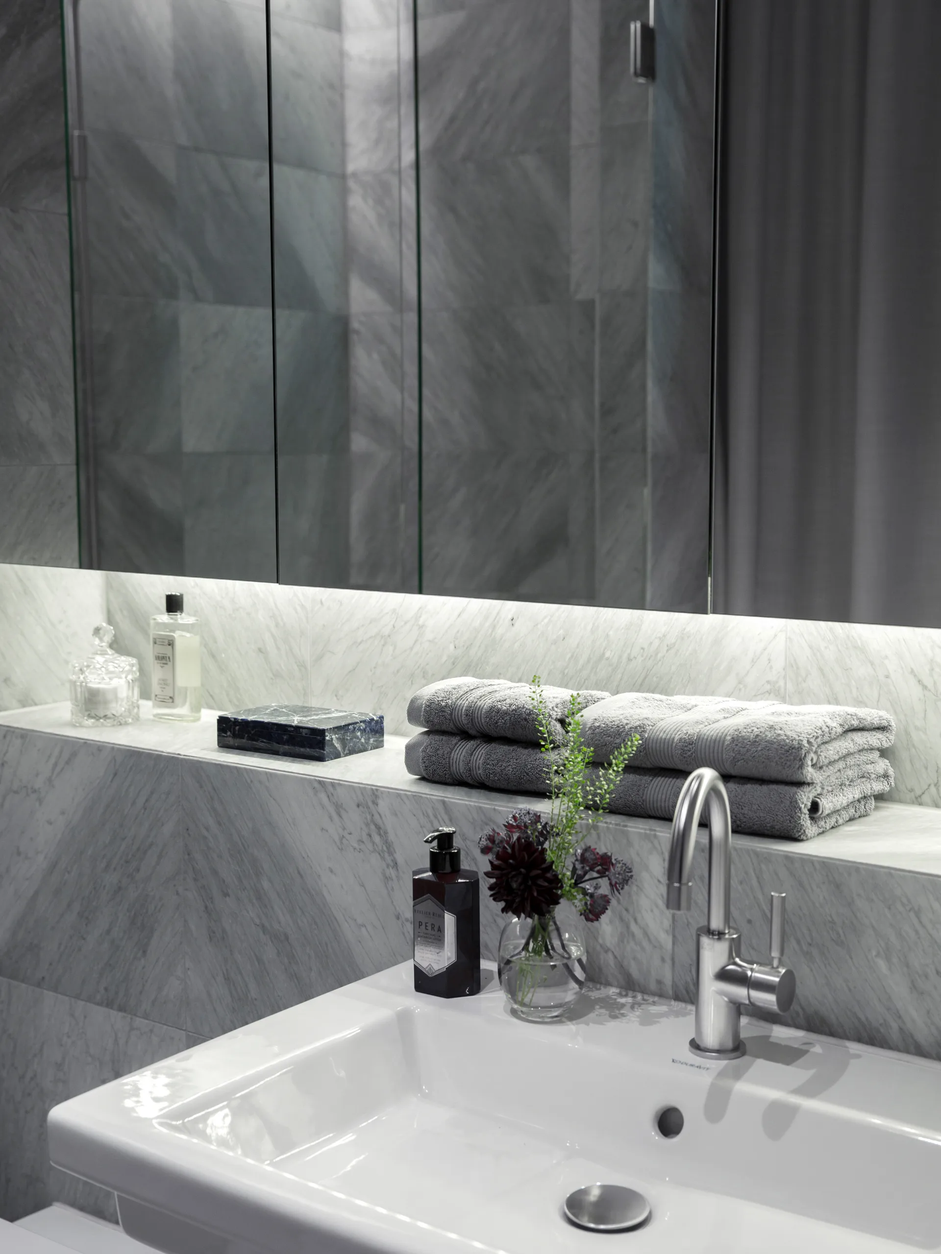 Toalha Fontana EKO, Cinzento 100x150 cm Mille Notti