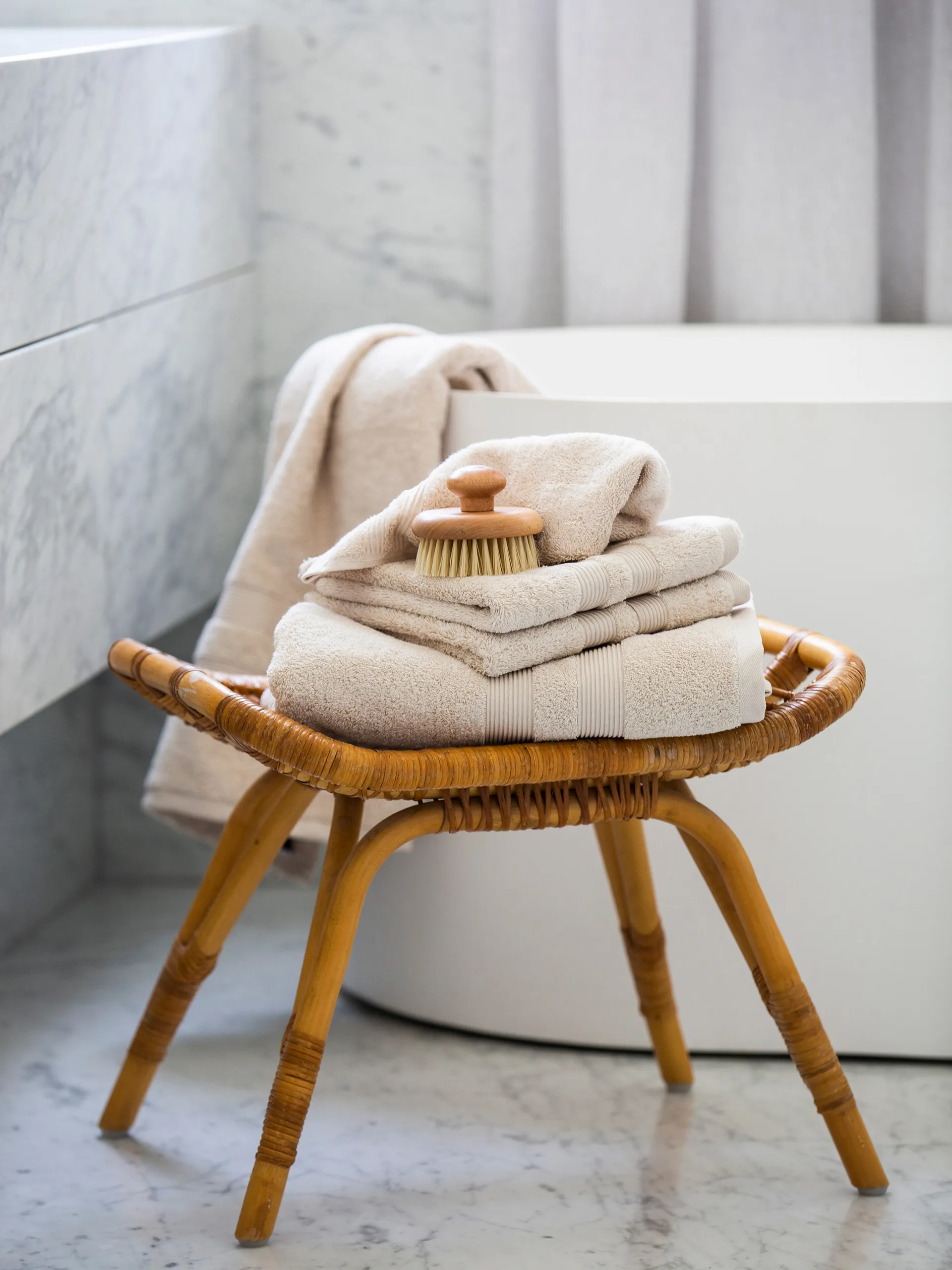 Toalha Fontana EKO, Ivory, 50x70 cm Mille Notti