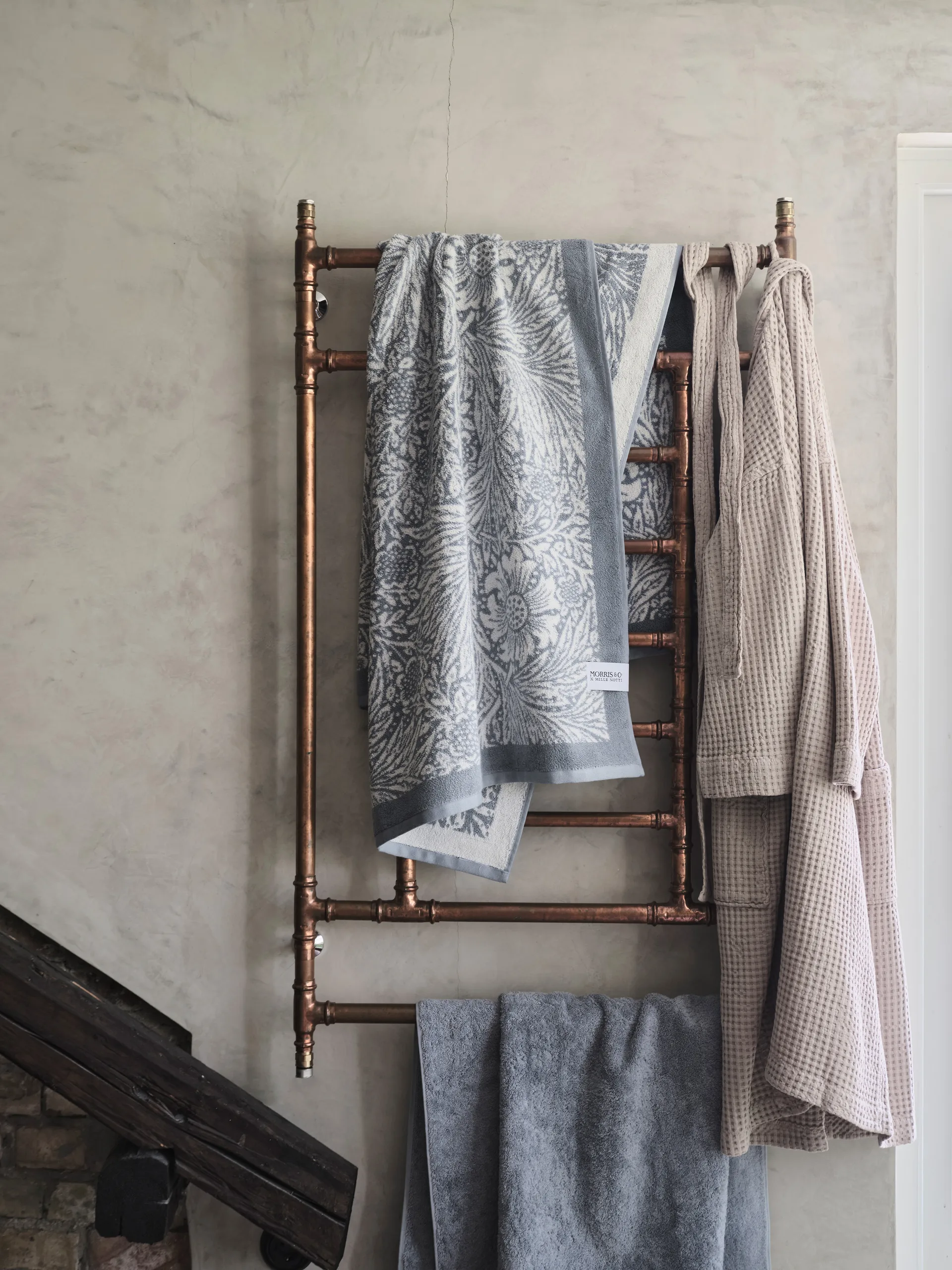 Toalha Morris & Co. Marigold EKO, Azul, 86x150 cm Mille Notti