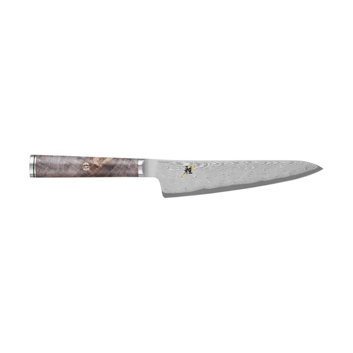 Black 5000MCD 67 Shotoh faca alta de uso geral 13 cm - Damaskus-preto - Miyabi