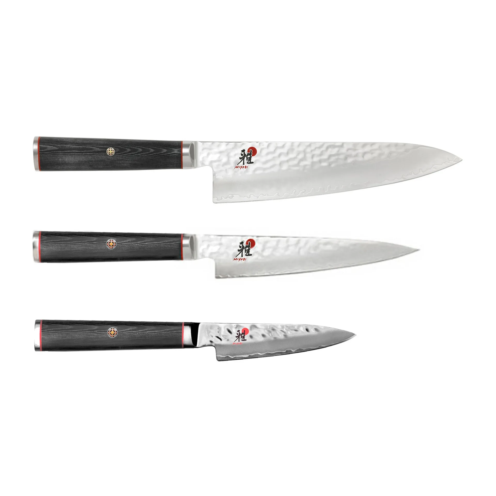 Facas Miyabi Mizu 5000MCT, 3 un., Wood Miyabi
