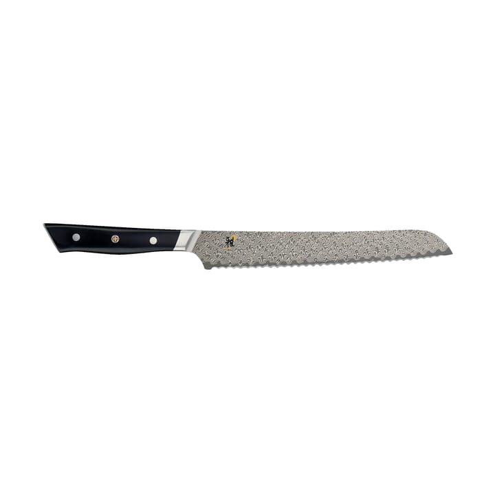 Hibana 800DP faca de pão 24 cm - Damaskus-preto - Miyabi