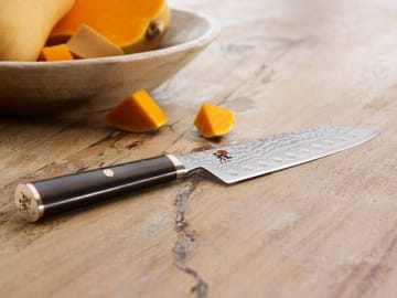 Raw 5000FCD faca de chef gyutoh 16 cm - Damaskus-preto - Miyabi