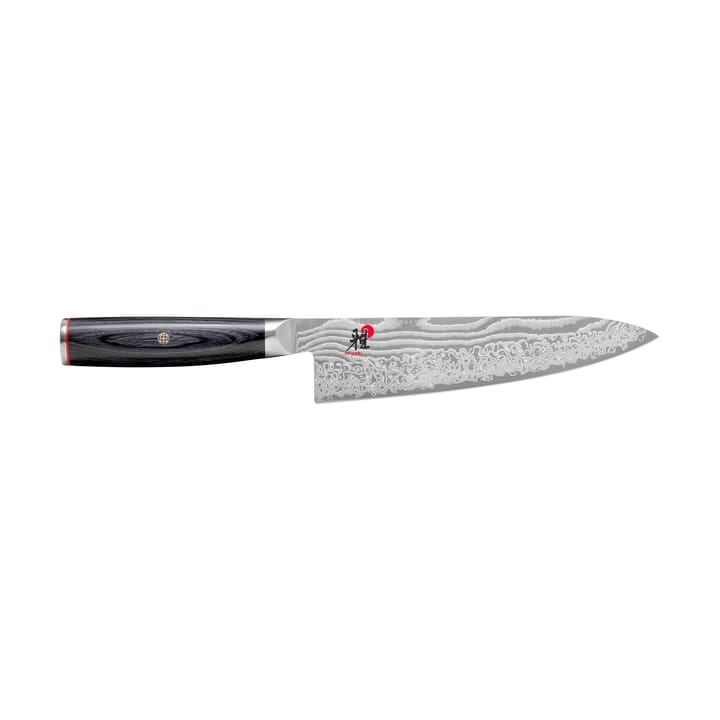 Raw 5000FCD faca de chef gyutoh 20 cm - Damaskus-preto - Miyabi