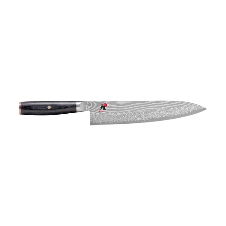 Raw 5000FCD faca de chef gyutoh 24 cm - Damaskus-preto - Miyabi