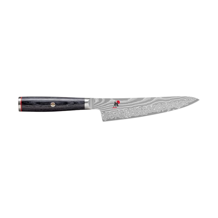 Raw 5000FCD Shotoh faca para descascar 14 cm - Damaskus-preto - Miyabi