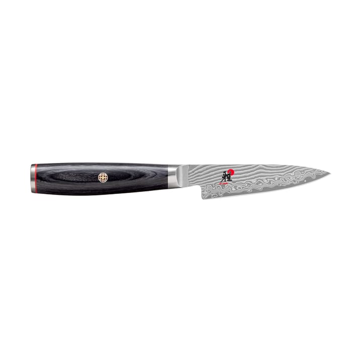 Raw 5000FCD shotoh faca para descascar 9 cm - Damaskus-preto - Miyabi