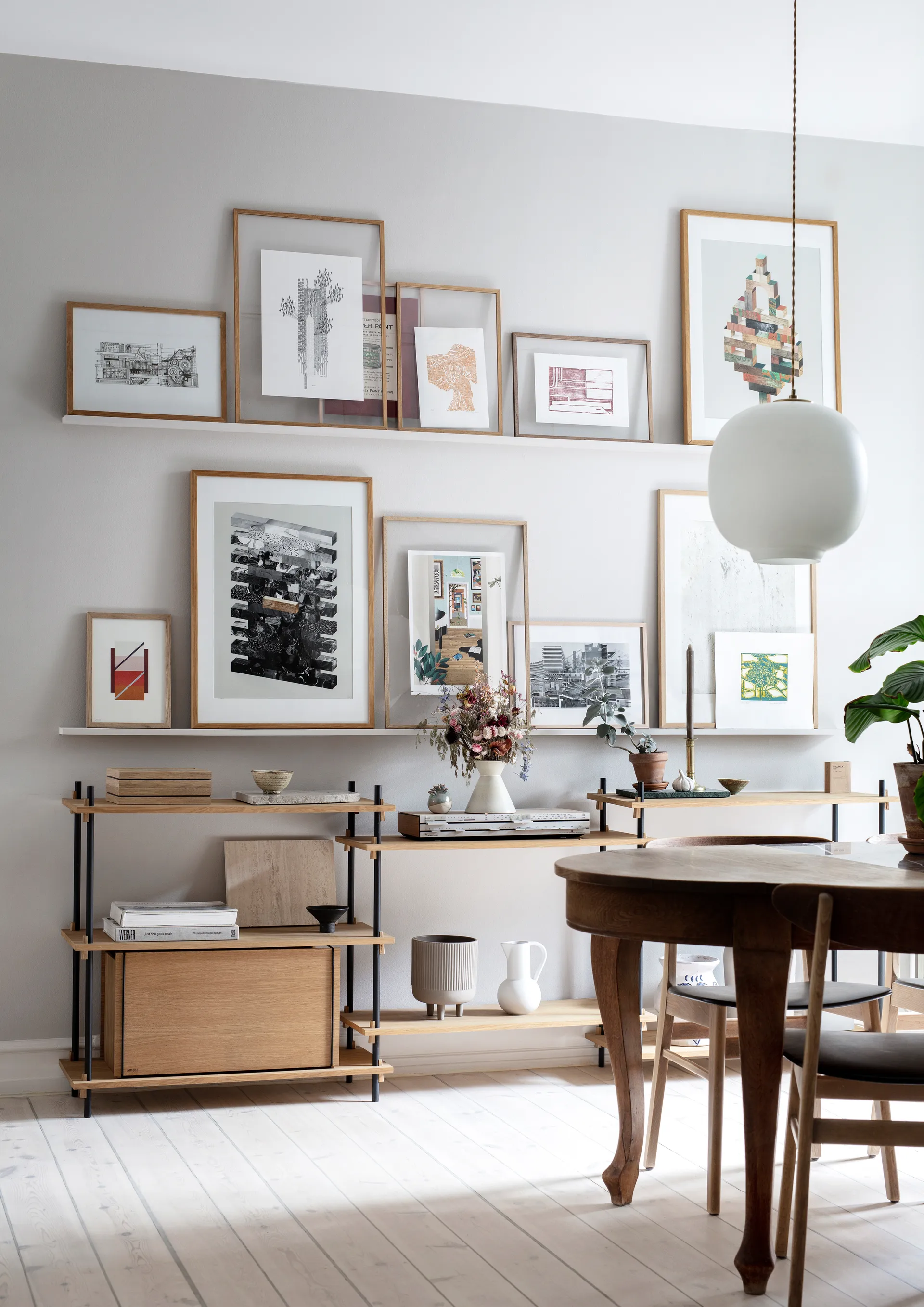 Caixa armazenamento carvalho 33x60 cm, Madeira preta MOEBE